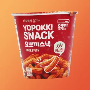 Yopokki Hot and Spicy Tteokbokki Snack – koreai csípős rizstészta snack - 50g - Image 1