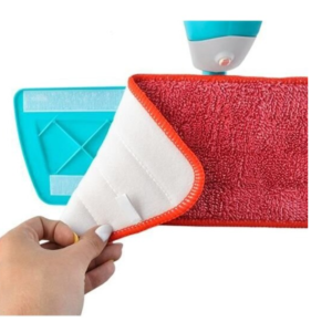 360°-ban forgatható spriccelős felmosó – beépített folyadéktartállyal és pót mikroszálas kendővel (WNDR9539) - Image 2