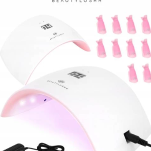 Beautylushh Sun 9S UV/LED körömlámpa – 15 LED, 24W, fehér, praktikus rögzítőkkel (WNDR8865)