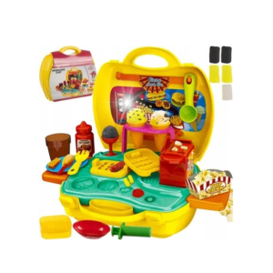 Színes gyurmás bőrönd gyerekeknek – kreatív játszó- és kézműves készlet utazáshoz és otthonra (WNDR23202) - Image 3