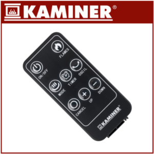 Ignisse Kaminer 2000W oszlopos ventilátoros fűtőtest – valósághű kandallóhatással, gyors és energiatakarékos fűtés beltérre (WNDR26401) - Image 4