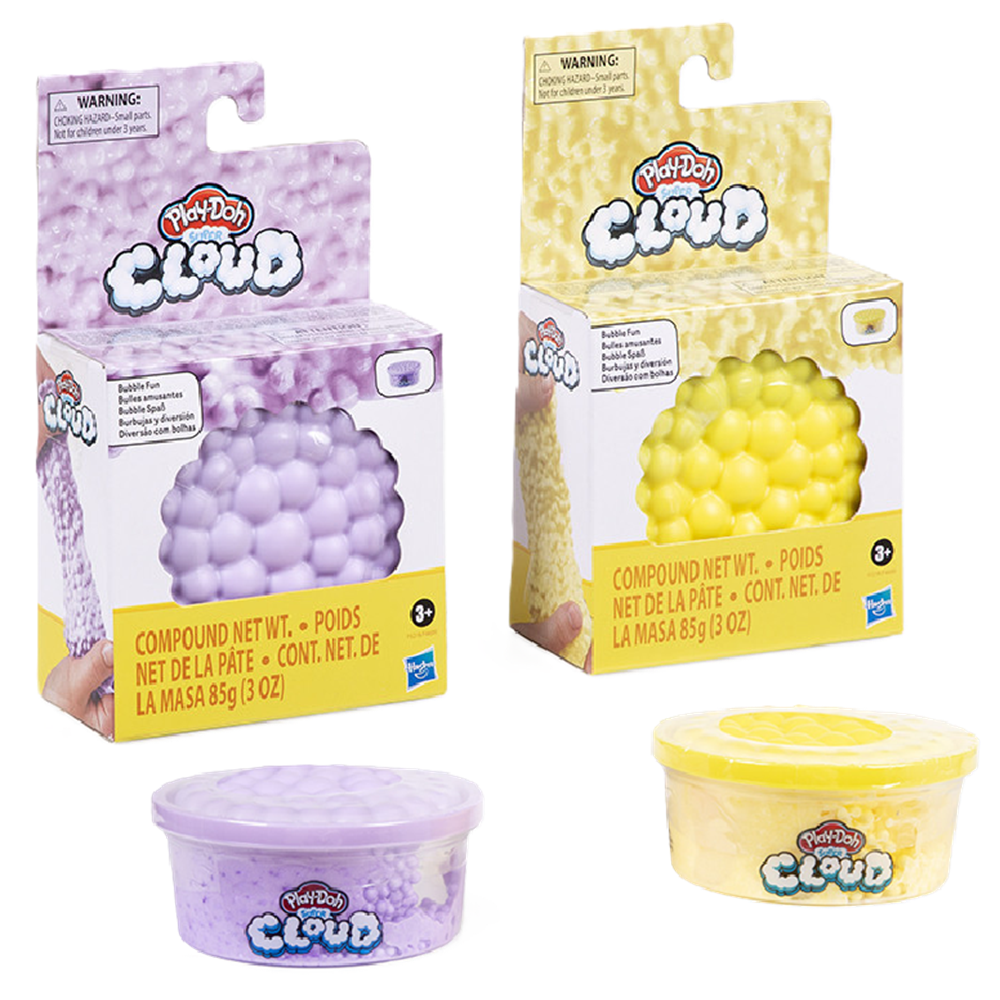 Play-Doh Super Cloud puha, légies gyurma – szuper könnyű, nyújtható és formázható gyurmakészlet gyerekeknek -85g (EDC)