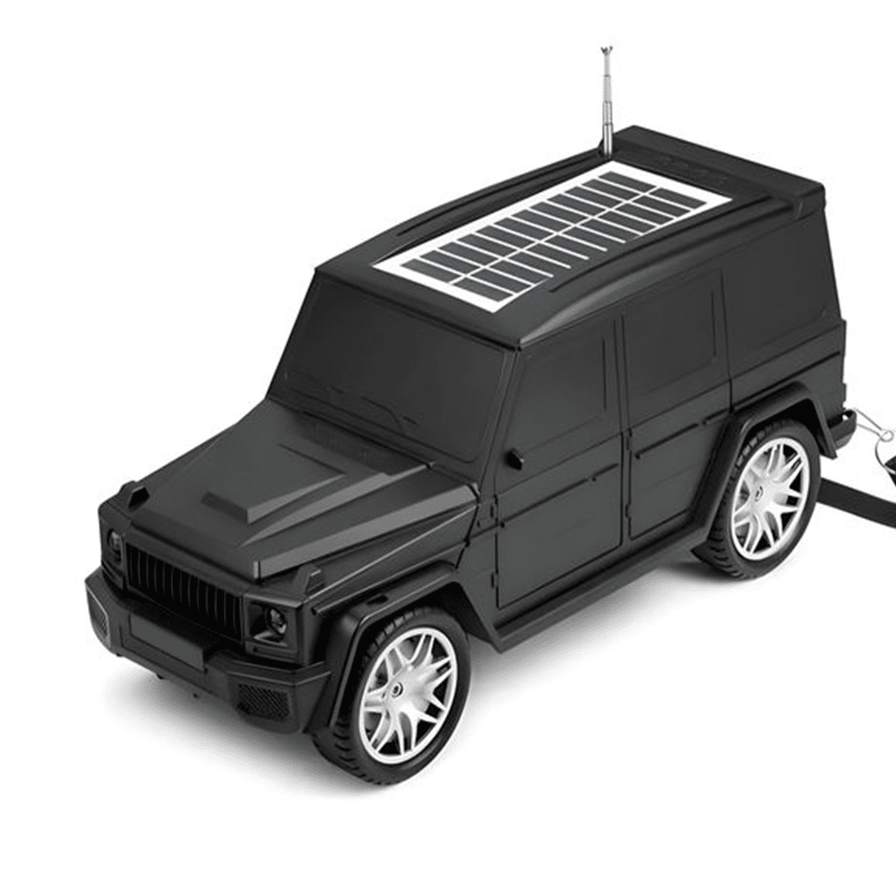 Vezeték nélküli sumker Mercedes G63 napelemes Bluetooth autós hangszóró LED lámpával – HF-F88 (THM) - Image 4