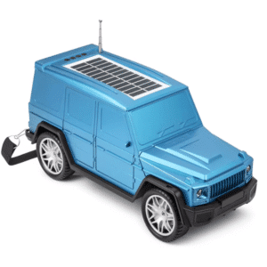 Vezeték nélküli sumker Mercedes G63 napelemes Bluetooth autós hangszóró LED lámpával – HF-F88 (THM) - Image 5