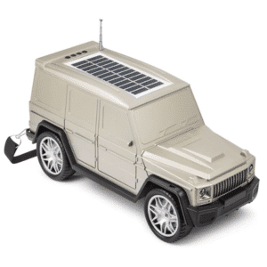 Vezeték nélküli sumker Mercedes G63 napelemes Bluetooth autós hangszóró LED lámpával – HF-F88 (THM) - Image 6