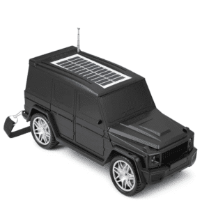 Vezeték nélküli sumker Mercedes G63 napelemes Bluetooth autós hangszóró LED lámpával – HF-F88 (THM) - Image 9