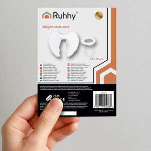 Ruhhy angyalszárny & glória jelmez szett 45 × 35 cm (WNDR26479) - Image 6