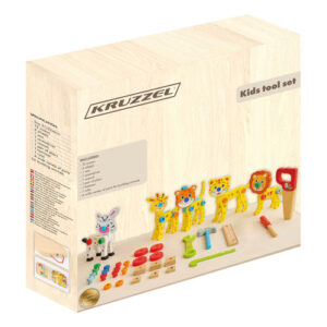 Kruzzel fa szerszámos doboz – DIY építőjáték gyerekeknek (WNDR26581) - Image 11