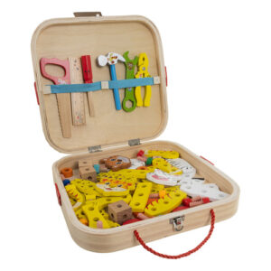 Kruzzel fa szerszámos doboz – DIY építőjáték gyerekeknek (WNDR26581) - Image 8