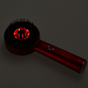 Elektromos fejbőr masszázskefe infravörös fénnyel és beépített olajadagolóval – USB-s hajápoló masszírozó (BBM) - Image 7