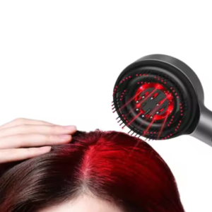 Elektromos fejbőr masszázskefe infravörös fénnyel és beépített olajadagolóval – USB-s hajápoló masszírozó (BBM) - Image 2