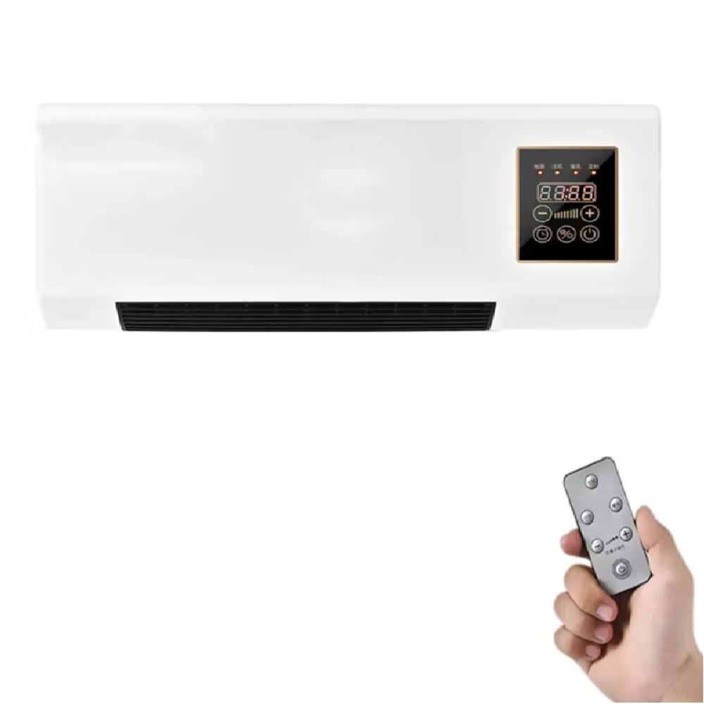 MSK 2 az 1-ben hűtő és hősugárzó – 54 cm-es ventilátor hűtésre és fűtésre, 16–40°C hőfokszabályzással, 1650/3300 W teljesítménnyel, távirányítóval – f