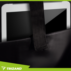 Trizand 17 literes fekete utazó hátizsák – kompakt kézipoggyász 38×24×18 cm méretben - fekete (23734) - Image 6