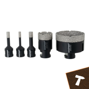 Bigstreeten gyémánt lyukfúró készlet – 6 részes profi fúrószár szett 6–68 mm méretben, adapterrel (WNDR27079) - Image 8