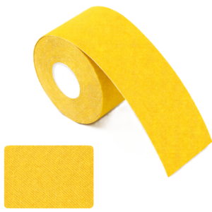 Kineziológiai tapasz – 5 cm × 5 m izom- és ízülettámasztó sport szalag fájdalomcsillapításhoz és regenerációhoz - sárga (FX) (BLLV) - Image 6