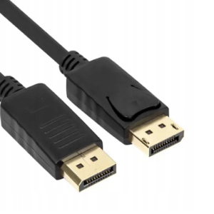 2m DisplayPort kábel – 4K UHD, aranyozott csatlakozó, monitorhoz, TV-hez, laptophoz (WNDR19910)