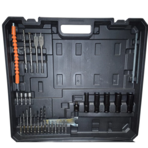 4 az 1-ben akkus szerszámkészlet – fúrókalapács, ütvecsavarozó, sarokcsiszoló, csavarbehajtó, 2 akkuval és töltővel HA-1088 (FX) - Image 4