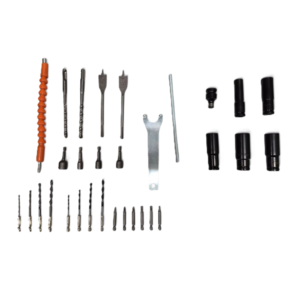 4 az 1-ben akkus szerszámkészlet – fúrókalapács, ütvecsavarozó, sarokcsiszoló, csavarbehajtó, 2 akkuval és töltővel HA-1088 (FX) - Image 2