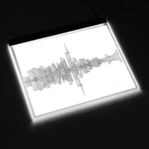 A4 Méretű LED rajztábla állítható fényerővel – világító kreatív rajztábla (BBM) - Image 6