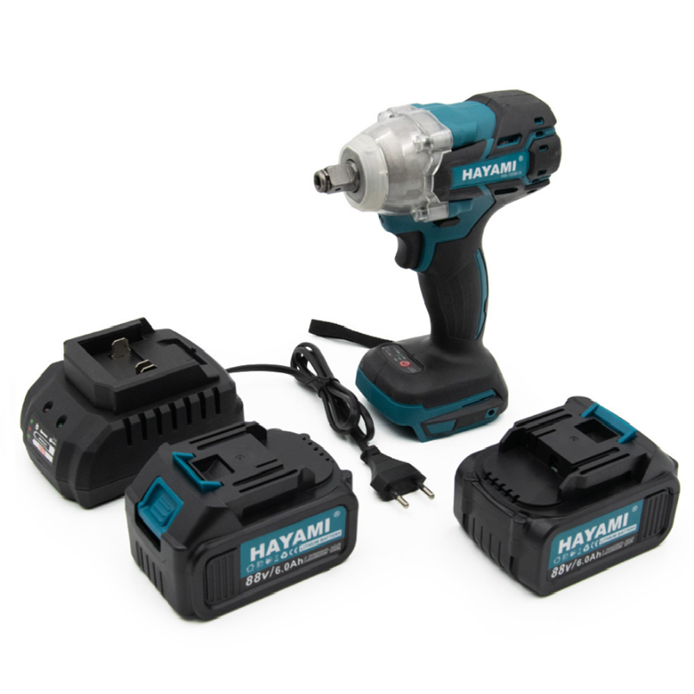 Hayami HA-1006 ütvecsavarozó szett – 580 Nm nyomaték, 2× Li-Ion akkumulátorral (FXI) - Image 6