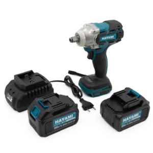 Hayami HA-1006 ütvecsavarozó szett – 580 Nm nyomaték, 2× Li-Ion akkumulátorral (FX) - Image 1