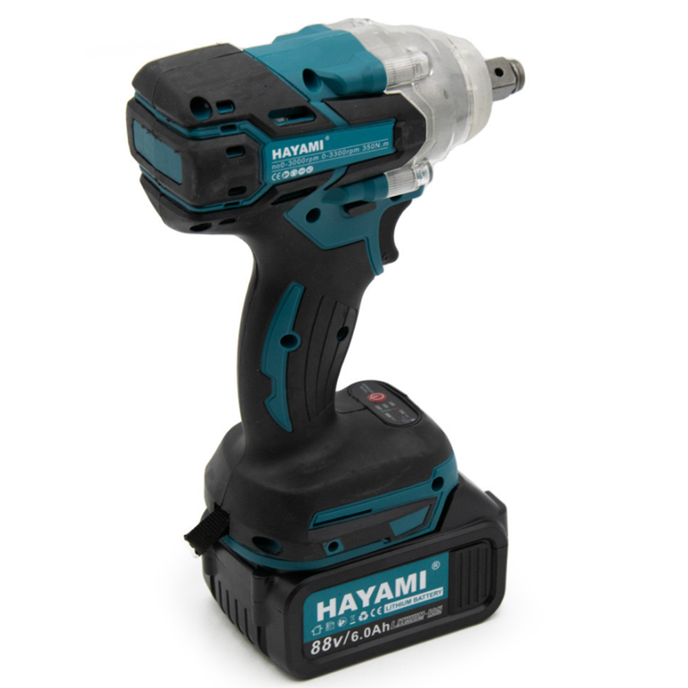 Hayami HA-1006 ütvecsavarozó szett – 580 Nm nyomaték, 2× Li-Ion akkumulátorral (FXI) - Image 3