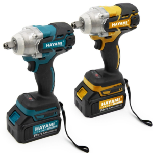 Hayami HA-1006 ütvecsavarozó szett – 580 Nm nyomaték, 2× Li-Ion akkumulátorral (FX) - Image 2