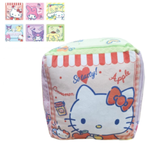 Hello Kitty and Friends 3D puha plüss dobókocka – 20×20×20 cm (EDC)