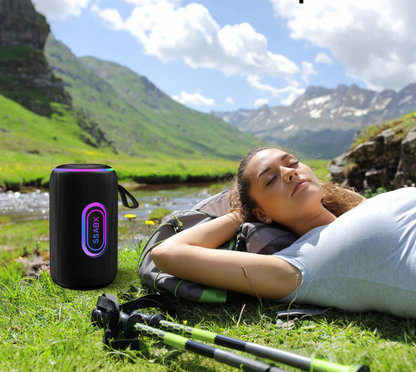 Hordozható bluetooth hangszóró b47 – ipx7 vízálló, 35 w sztereó hangzás, 30 óra lejátszás, led világítás (BBD) - Image 3