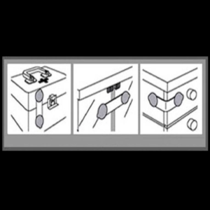 ISO biztonsági szekrényzár 15,5 cm, 5 db, kék – irodai és otthoni zár (WNDR02674) - Image 6