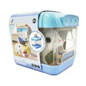 BunnyCare interaktív fehér plüss nyuszi szett hordozóval – kiegészítős plüss játék gyerekeknek (BBMJ) - Image 13