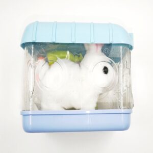 BunnyCare interaktív fehér plüss nyuszi szett hordozóval – kiegészítős plüss játék gyerekeknek (BBMJ) - Image 8