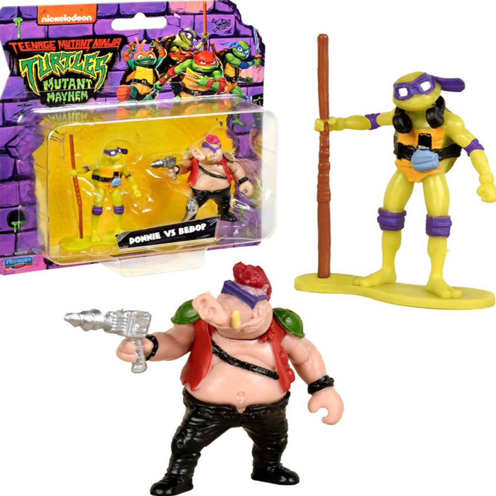 Tini Nindzsa Teknőcök mini figura Donnie és Bebop -2 db 15x4x15cm (EDC) - Image 5