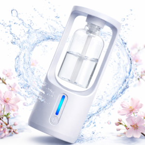 AromaMist Mini 50ml illóolaj diffúzor – aromaterápiás ultrahangos párologtató fehér színben illatolajjal (BBM) - Image 6