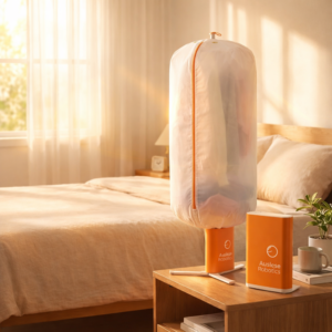 Auslese mini hordozható elektromos ruhaszárító – összecsukható kompakt ruhaszárító 300W teljesítménnyel (BBM) - Image 3