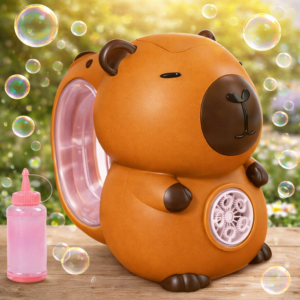 Capybara buborékfújó pisztoly barna – automata buborékfújó játék gyerekeknek, szappanbuborék gép (BBJ) - Image 5