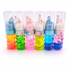 Crystal Mud unikornisos slime játék – színes glitter slime kulcstartós unikornissal gyerekeknek - 1 db ( BBMJ)
