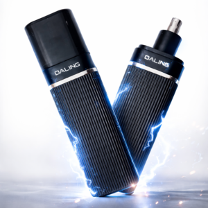 Daling DL-7111 USB orrszőrnyíró – elektromos orr- és fülszőrnyíró trimmelő rozsdamentes acél pengével, fekete (BBD) - Image 5