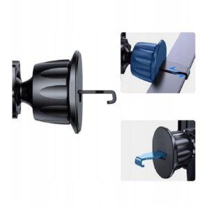 Ezra HL105 mágneses autós telefontartó – erős tartás, univerzális mobil tartó, 360° forgatható (8×6×6 cm) (BBD) - Image 5