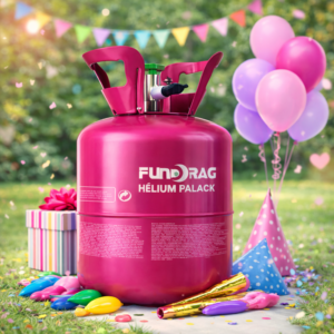 Fundrag 7L eldobható héliumpalack lufikhoz – egyszer használatos hélium palack kb. 30 db lufi felfújásához (BBE) - Image 5