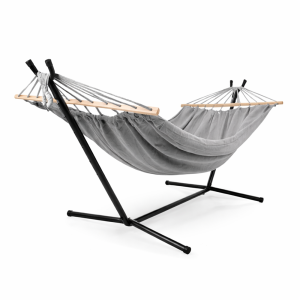 Gardlov kerti függőágy állvánnyal 200×150 cm – kényelmes kültéri függőágy kertbe és teraszra (WNDR27293)