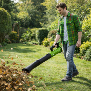 HAYAMI HA-1046 188V akkumulátoros lombfúvó zöld – vezeték nélküli kerti levélfújó 7 sebességfokozattal akár 30 000 RPM fordulatszámmal (BBV) - Image 2