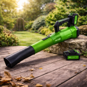 HAYAMI HA-1046 188V akkumulátoros lombfúvó zöld – vezeték nélküli kerti levélfújó 7 sebességfokozattal akár 30 000 RPM fordulatszámmal (BBV) - Image 3