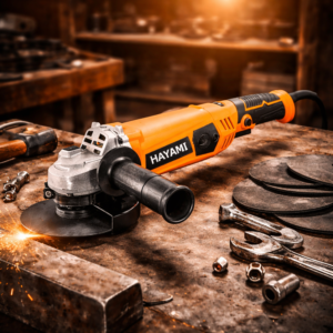 HAYAMI HA-2003 sarokcsiszoló 1200W 125 mm – elektromos flex fém és kő vágásához, csiszoláshoz (FX) - Image 4