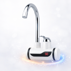 Kaski KL25-101 fali elektromos vízmelegítős csaptelep LCD kijelzővel 3000W (BBV) - Image 1