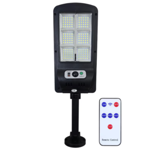 NEXTLY W755-6 kültéri napelemes LED lámpa – mozgás- és fényérzékelős, távirányítós, 3 világítási mód (BBV) - Image 1