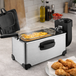 RAF 3 literes elektromos fritőz – 2000W olajsütő rántott ételekhez (BBV) (FX) - Image 2