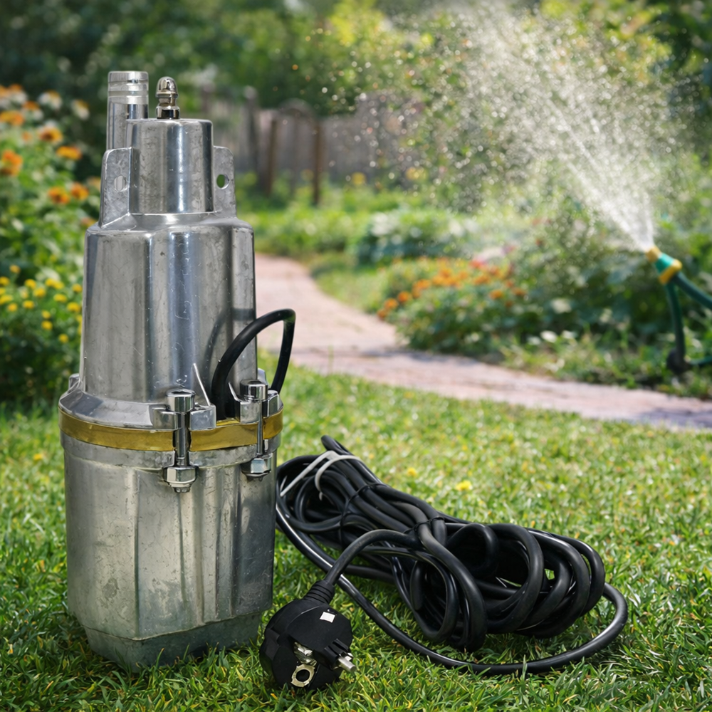 TOMP 1200L/óra rezgőmembrános búvárszivattyú – 70 m emelőmagasságú nagy ...