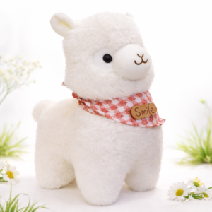 Alpacasso fehér plüss alpaka – puha, ölelhető alpaka játék gyerekeknek és ajándéknak
