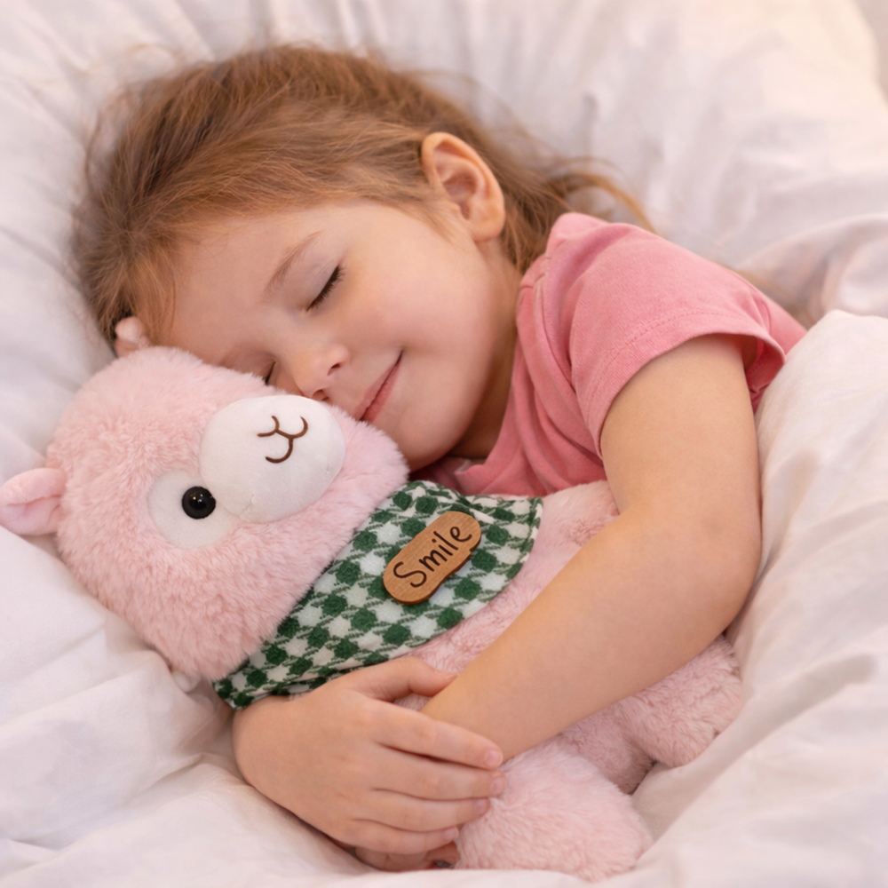 Alpacasso rózsaszín plüss alpaka – puha, ölelhető alpaka játék gyerekeknek és ajándéknak (BBJ) - Image 3